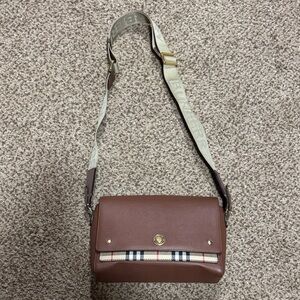 Burberry Check Note Crossbody Bag